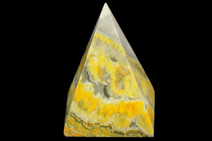 Polished Bumblebee Jasper Pyramid - Indonesia #114985